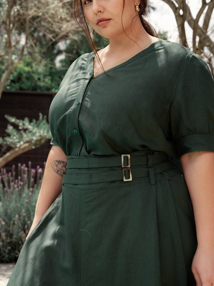 Dreamy A-Line Midi Skirt