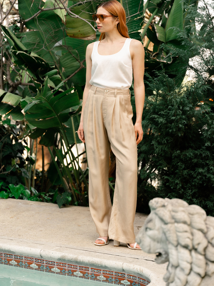 how to style wide leg pant lulu｜TikTok Search